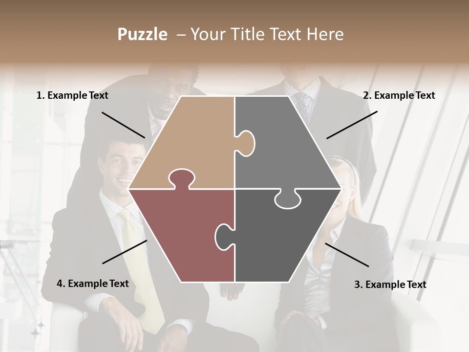 Leader People Woman PowerPoint Template