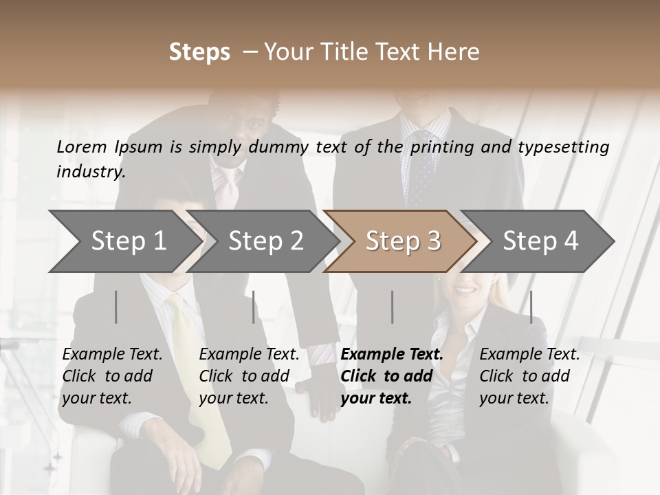 Leader People Woman PowerPoint Template