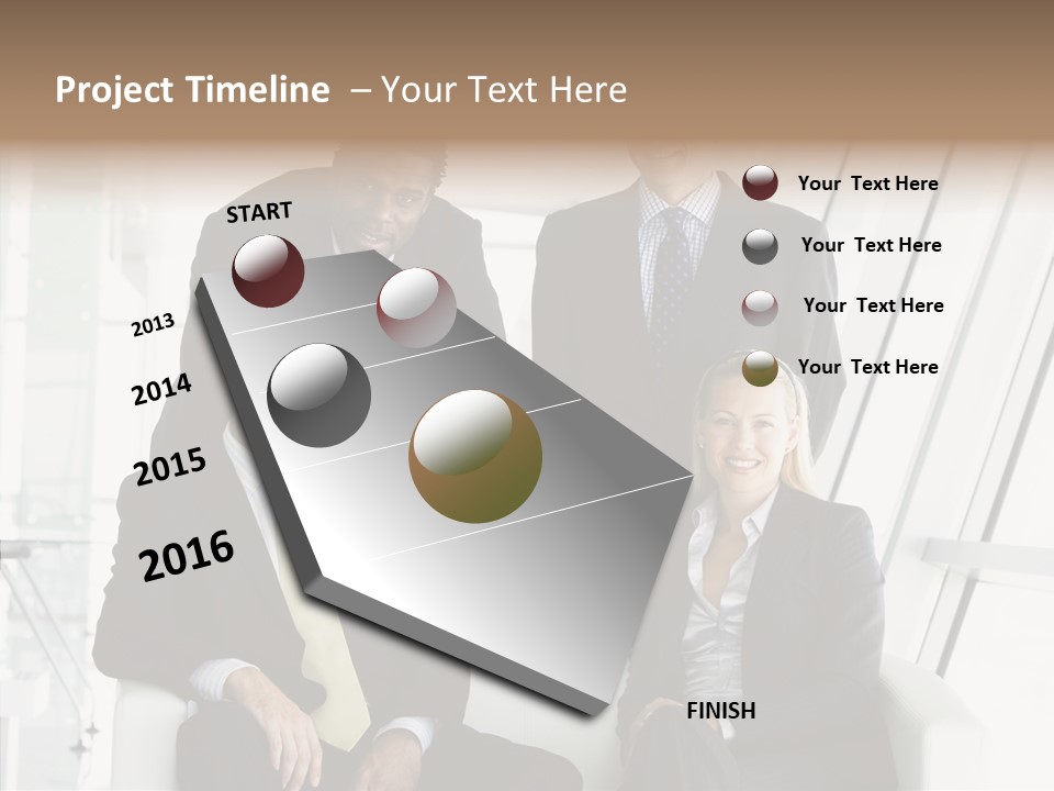 Leader People Woman PowerPoint Template