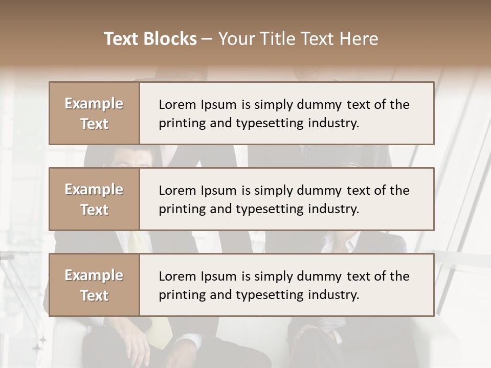 Leader People Woman PowerPoint Template