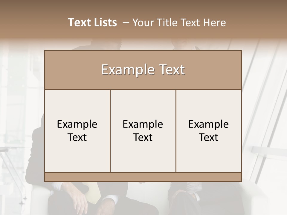 Leader People Woman PowerPoint Template