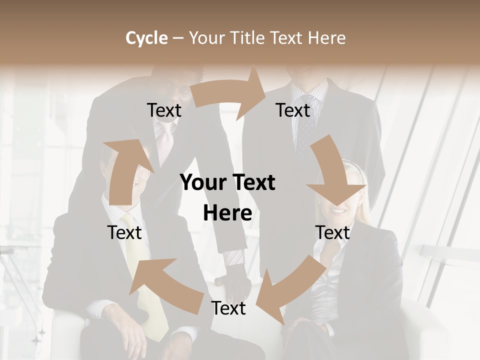 Leader People Woman PowerPoint Template