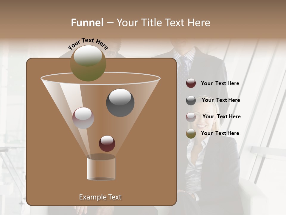 Leader People Woman PowerPoint Template