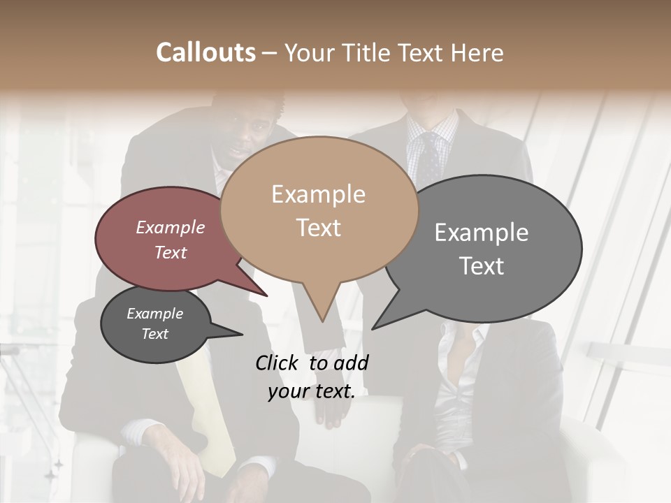 Leader People Woman PowerPoint Template