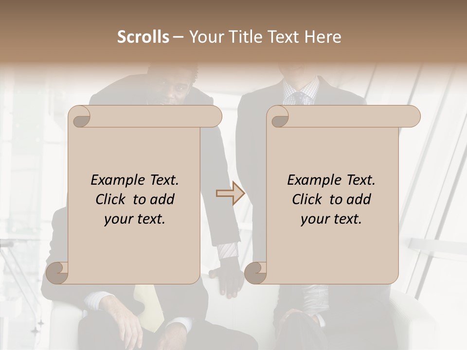 Leader People Woman PowerPoint Template