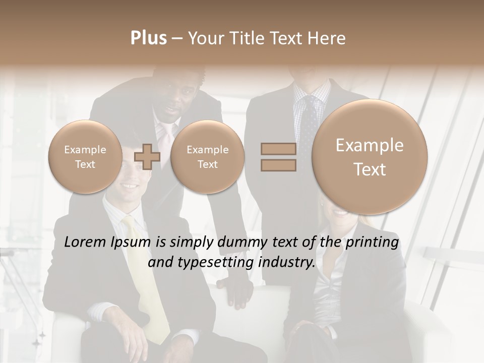 Leader People Woman PowerPoint Template