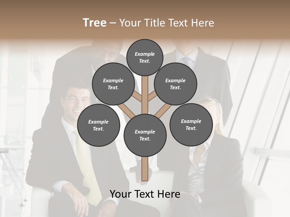 Leader People Woman PowerPoint Template