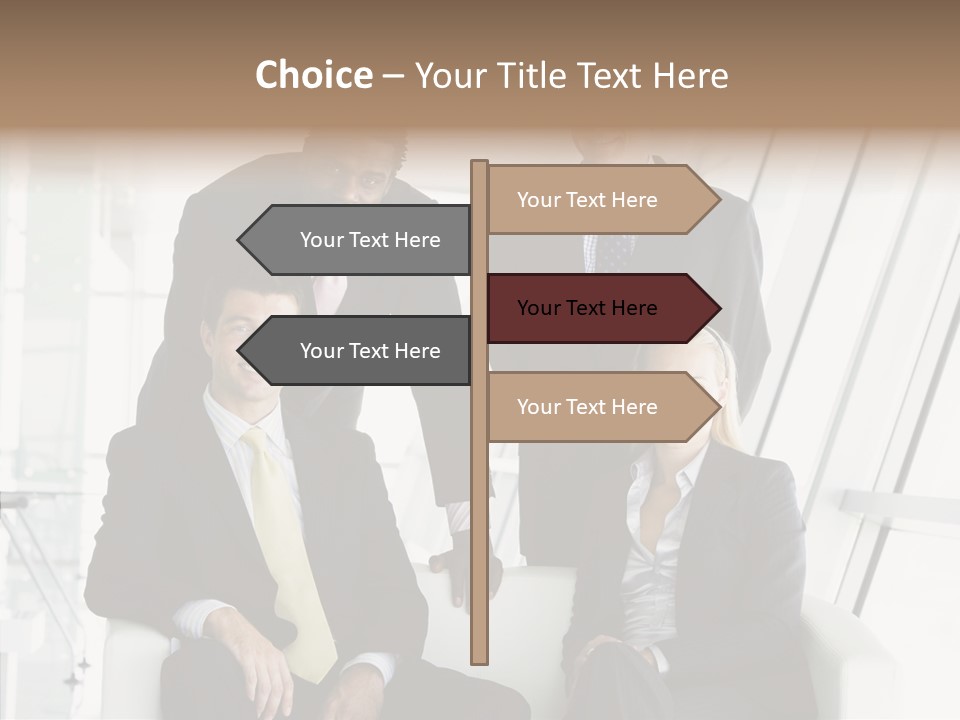 Leader People Woman PowerPoint Template