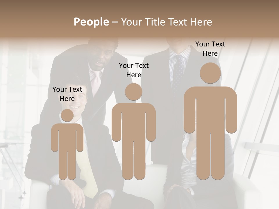 Leader People Woman PowerPoint Template