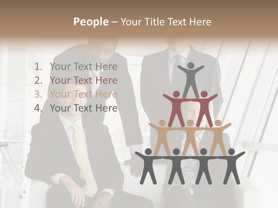 Leader People Woman PowerPoint Template