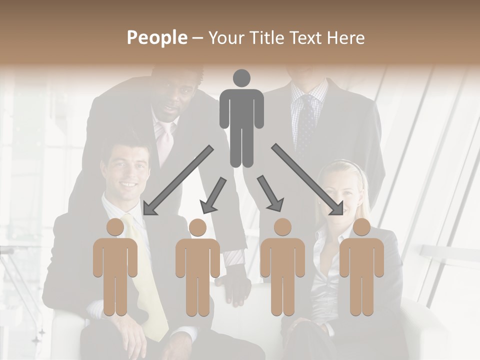Leader People Woman PowerPoint Template