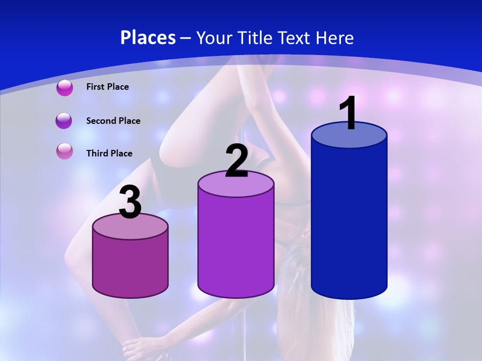 Black Pretty Young PowerPoint Template