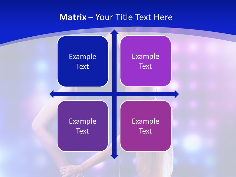 Black Pretty Young PowerPoint Template