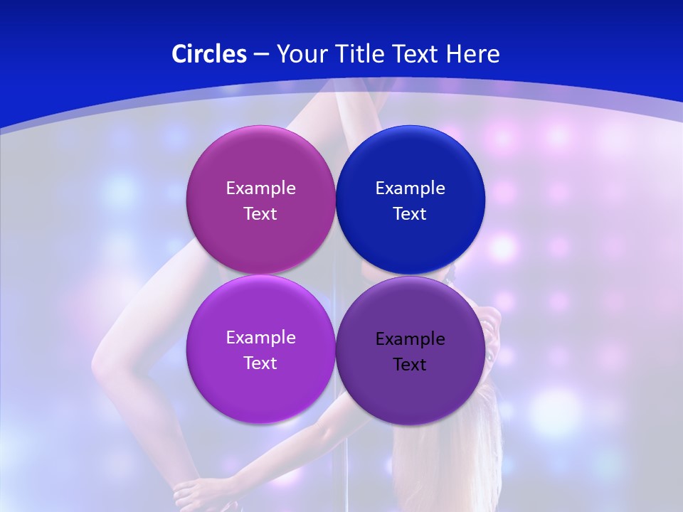 Black Pretty Young PowerPoint Template