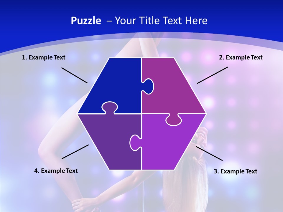 Black Pretty Young PowerPoint Template