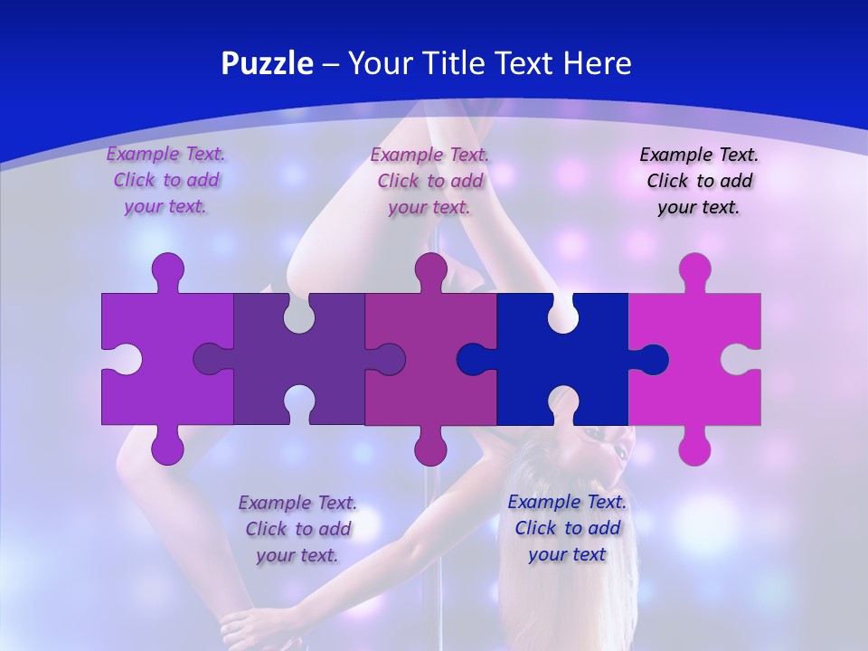 Black Pretty Young PowerPoint Template