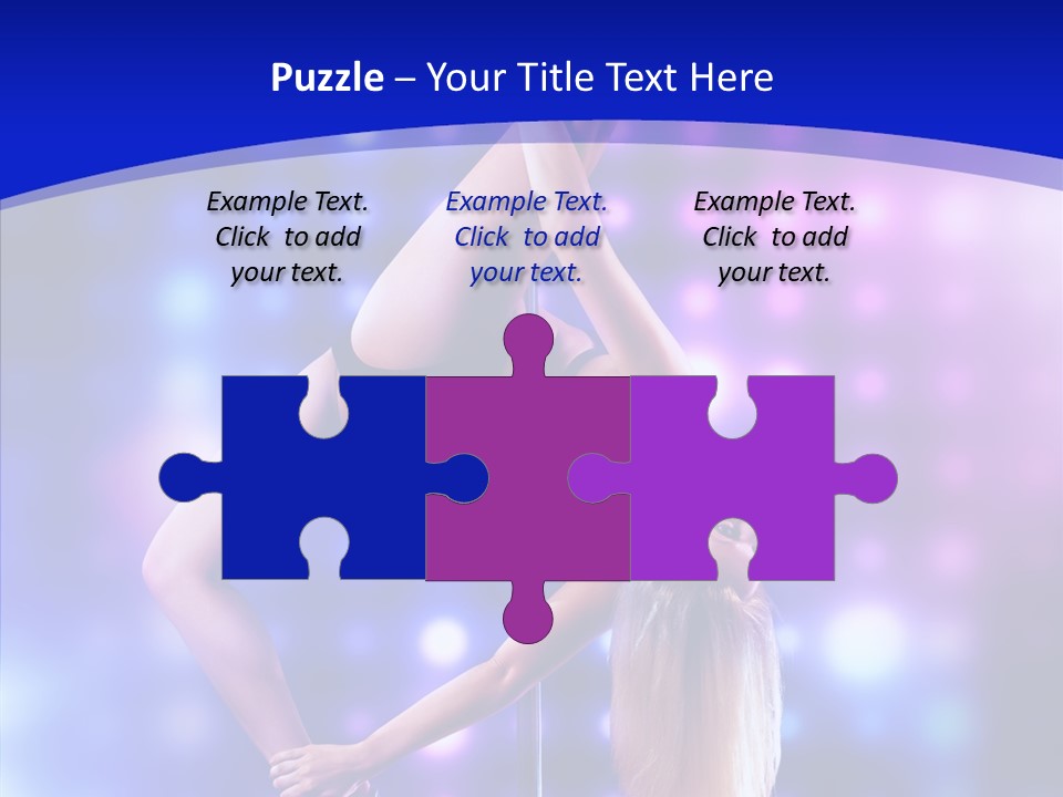 Black Pretty Young PowerPoint Template