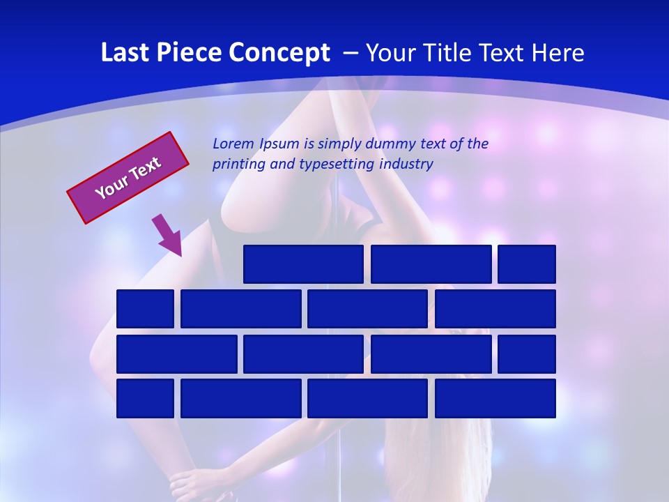 Black Pretty Young PowerPoint Template