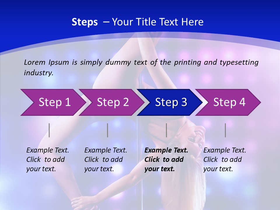 Black Pretty Young PowerPoint Template