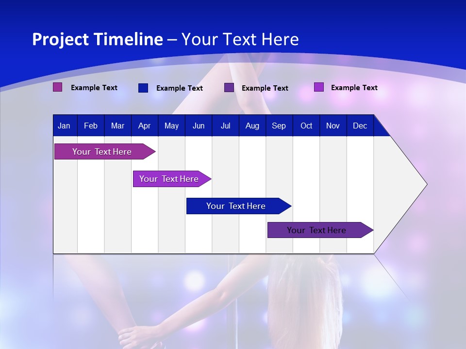 Black Pretty Young PowerPoint Template