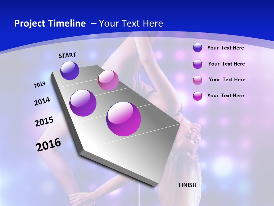 Black Pretty Young PowerPoint Template