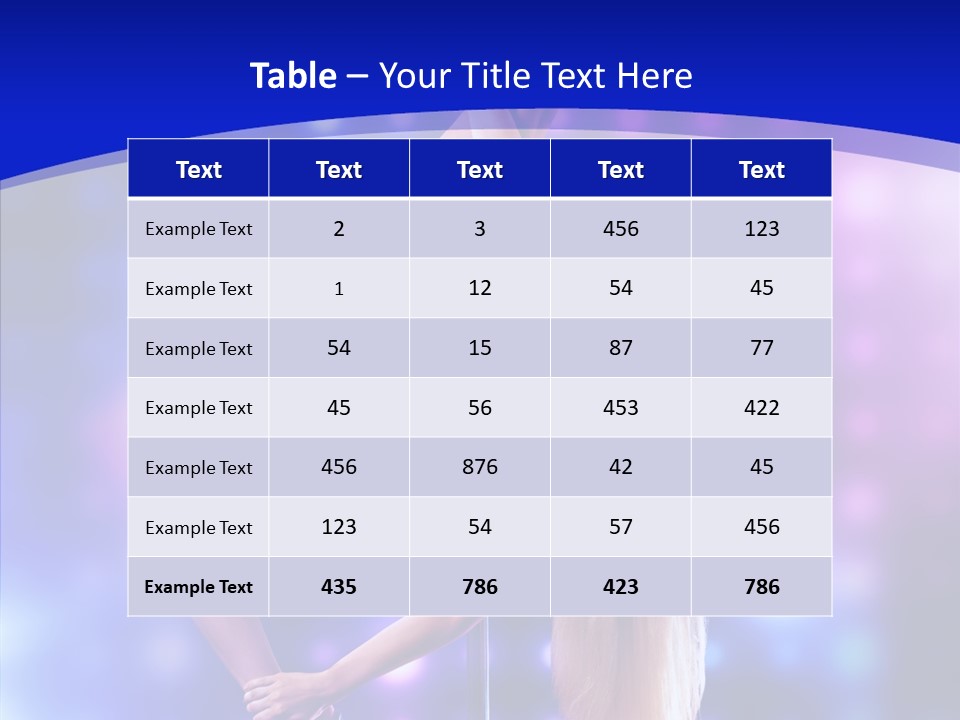 Black Pretty Young PowerPoint Template