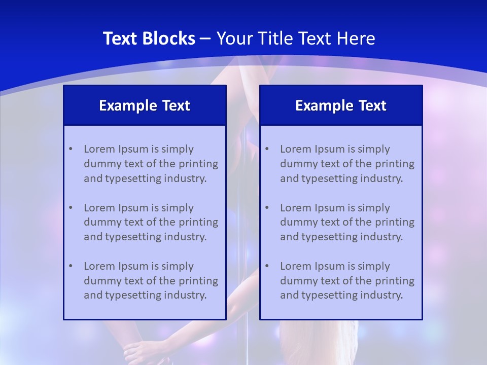 Black Pretty Young PowerPoint Template