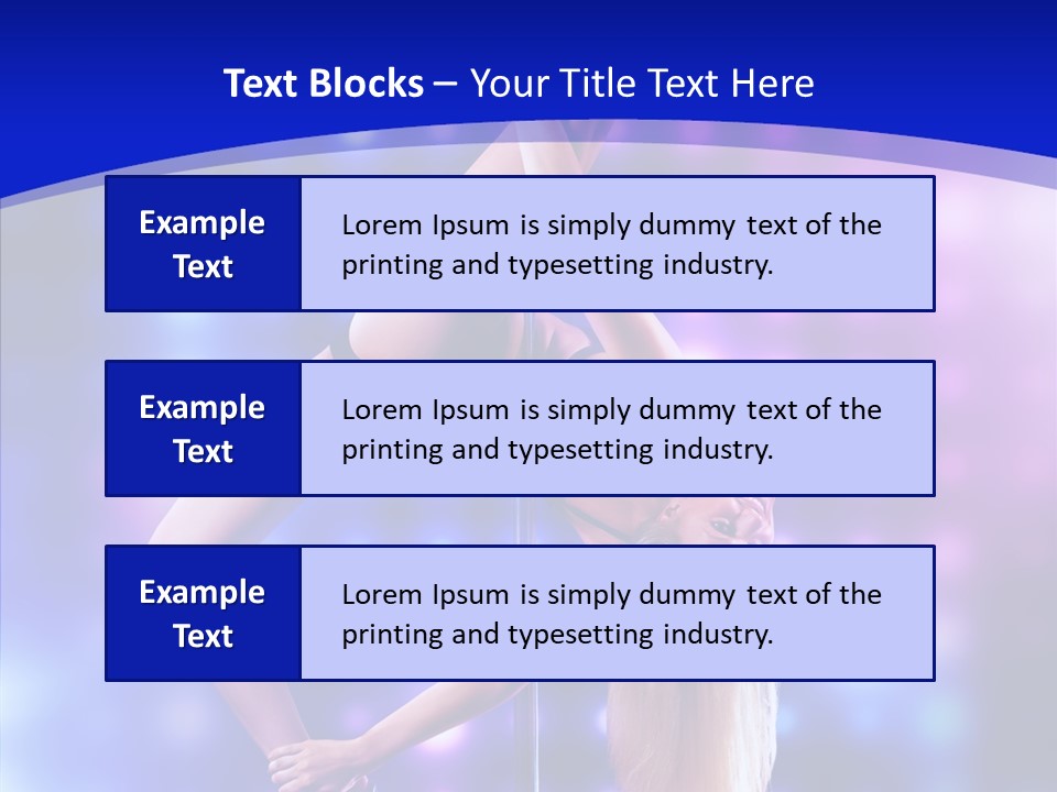 Black Pretty Young PowerPoint Template