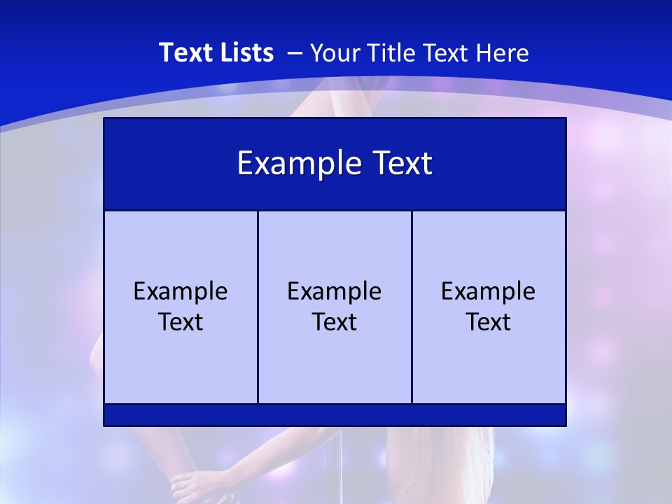 Black Pretty Young PowerPoint Template