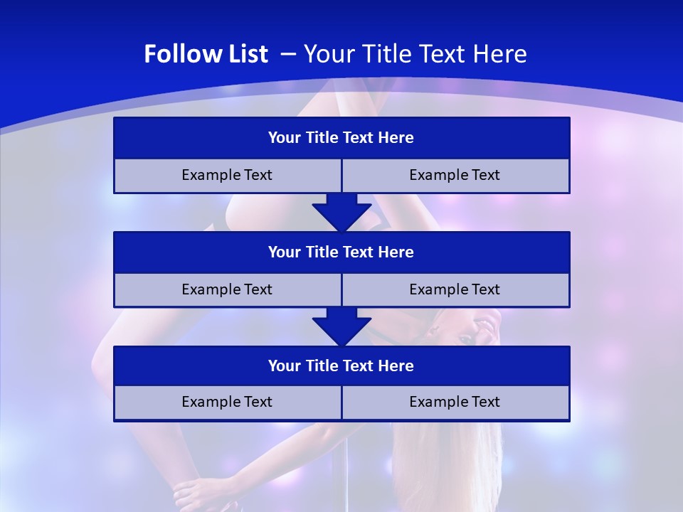 Black Pretty Young PowerPoint Template