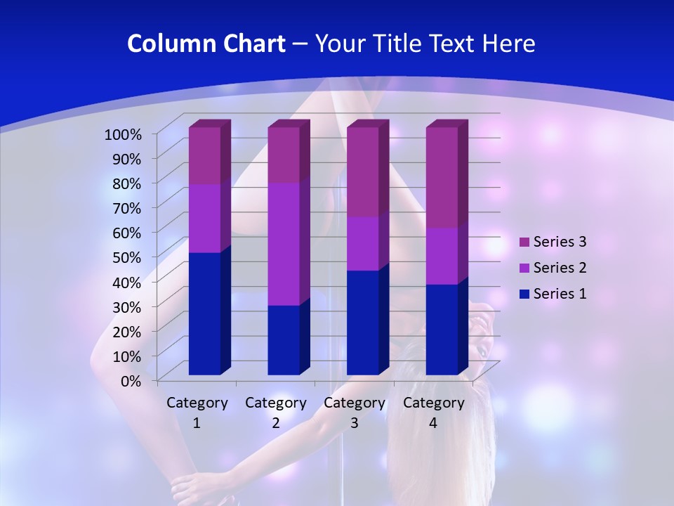 Black Pretty Young PowerPoint Template