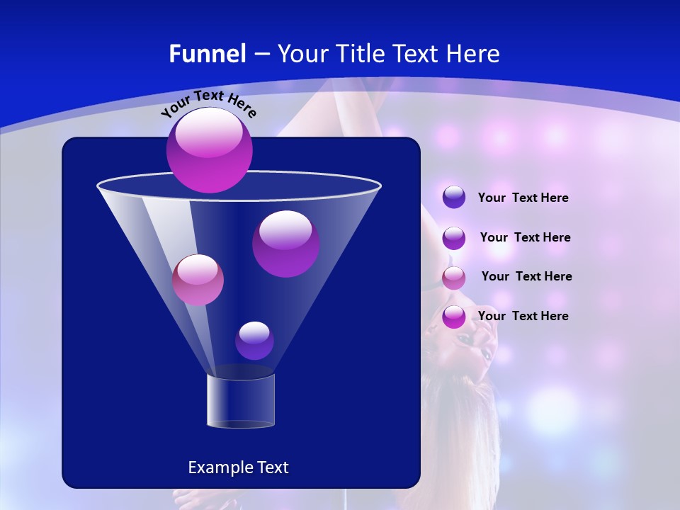 Black Pretty Young PowerPoint Template