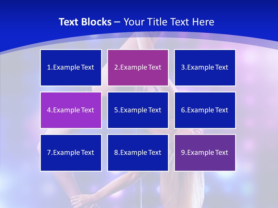 Black Pretty Young PowerPoint Template
