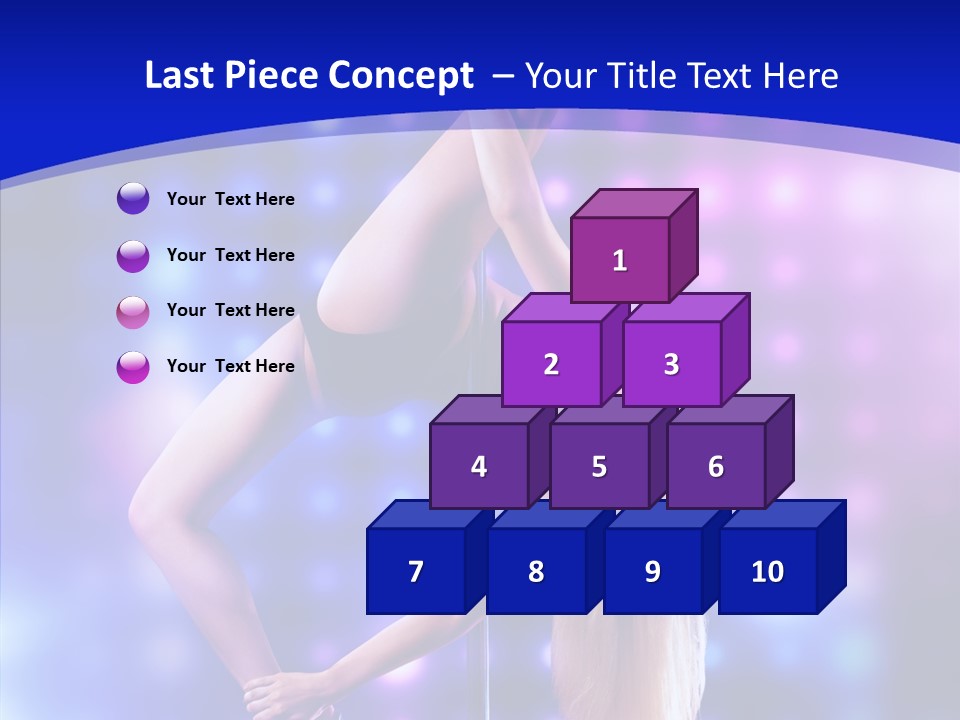 Black Pretty Young PowerPoint Template