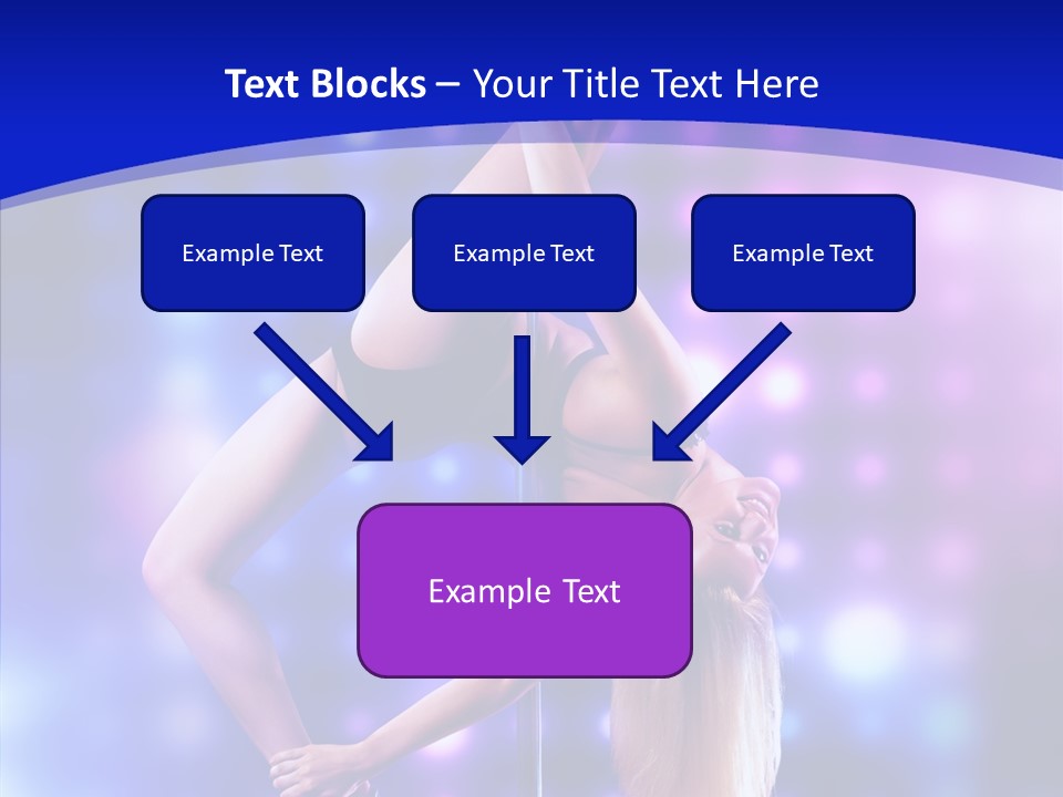 Black Pretty Young PowerPoint Template