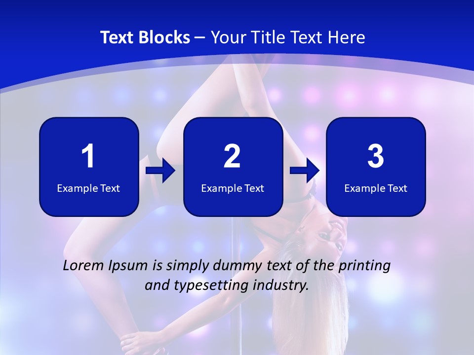 Black Pretty Young PowerPoint Template