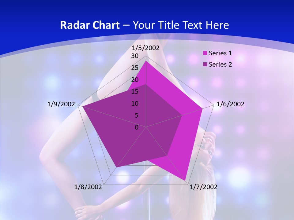 Black Pretty Young PowerPoint Template