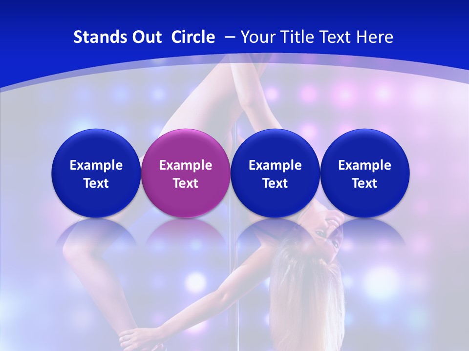 Black Pretty Young PowerPoint Template