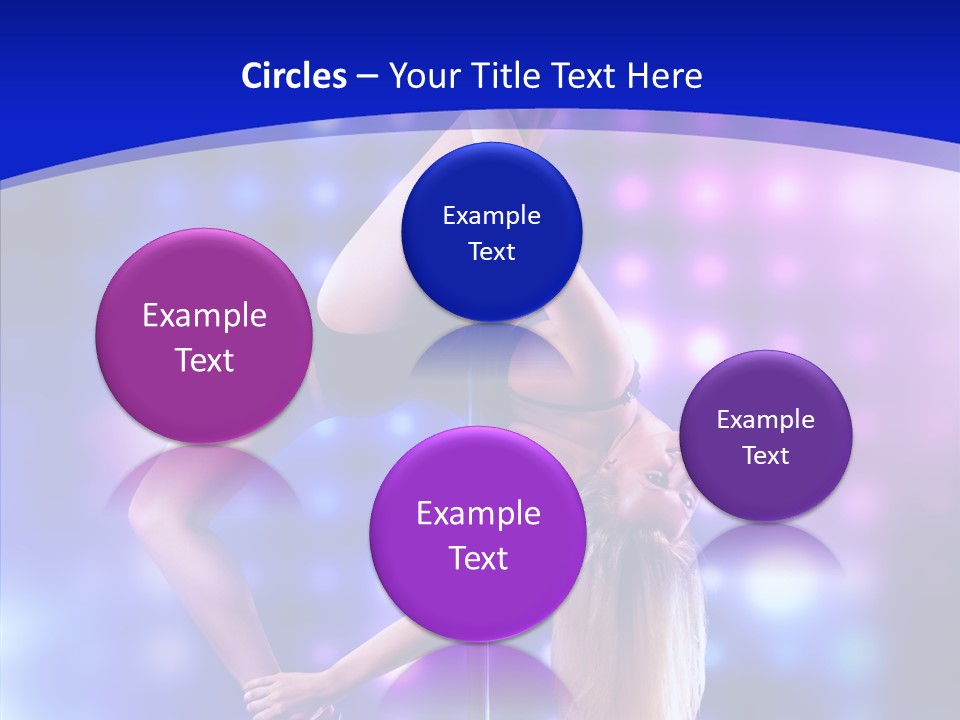 Black Pretty Young PowerPoint Template