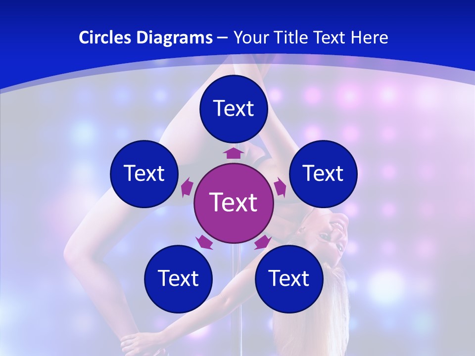 Black Pretty Young PowerPoint Template