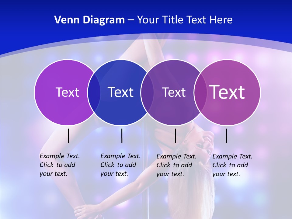 Black Pretty Young PowerPoint Template