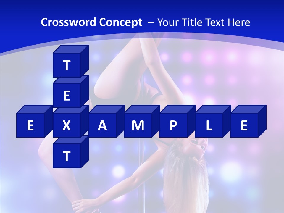 Black Pretty Young PowerPoint Template