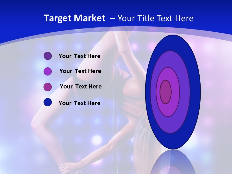 Black Pretty Young PowerPoint Template