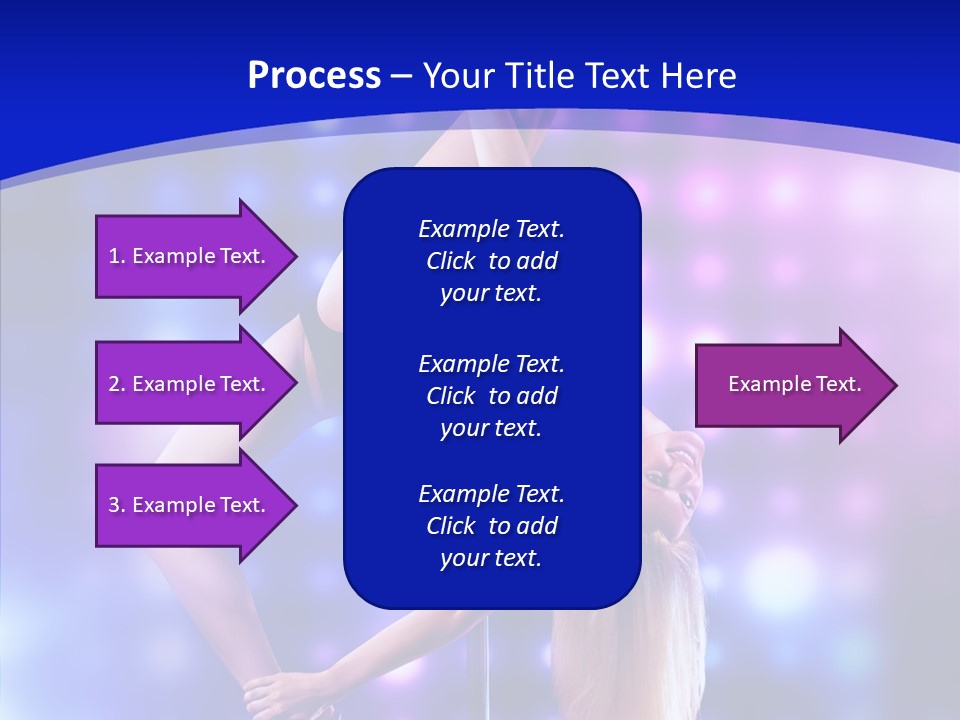 Black Pretty Young PowerPoint Template