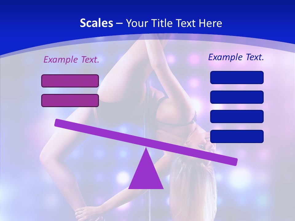 Black Pretty Young PowerPoint Template