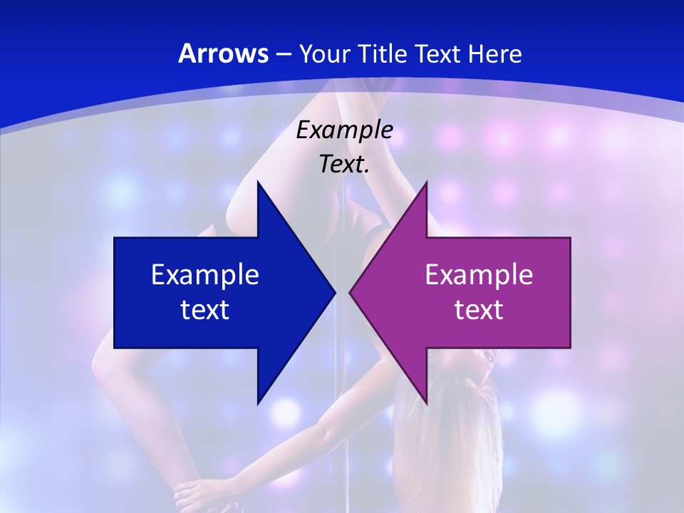 Black Pretty Young PowerPoint Template