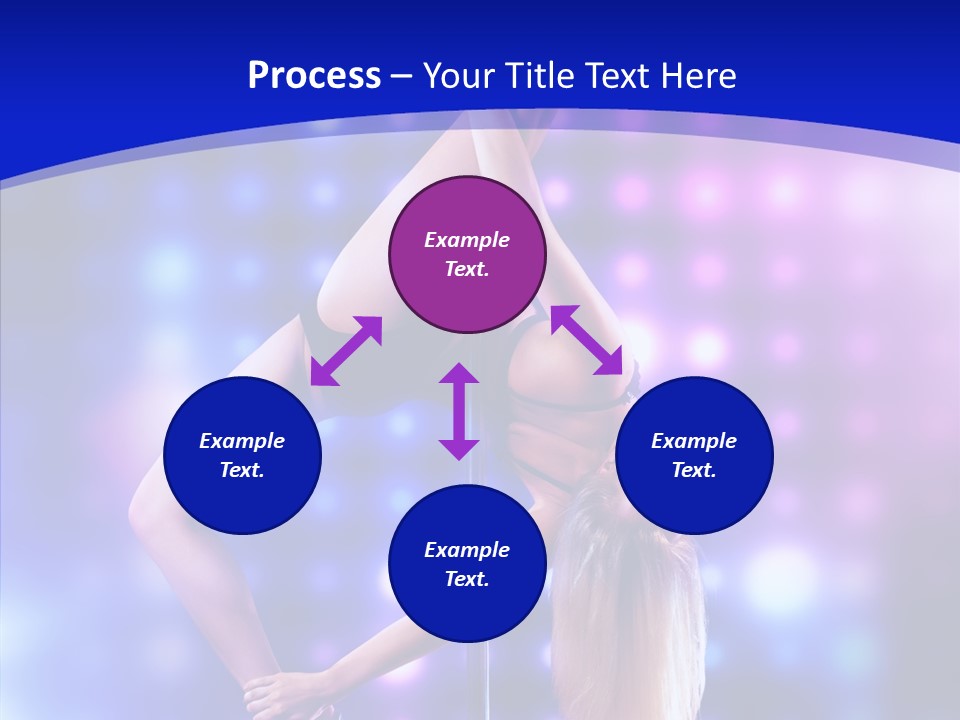 Black Pretty Young PowerPoint Template