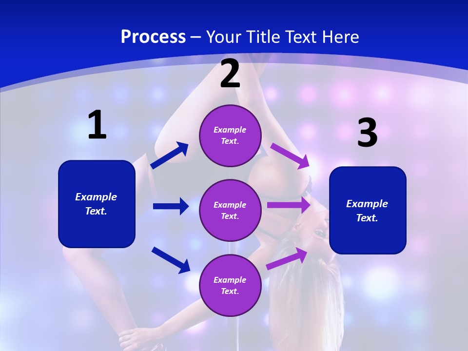 Black Pretty Young PowerPoint Template