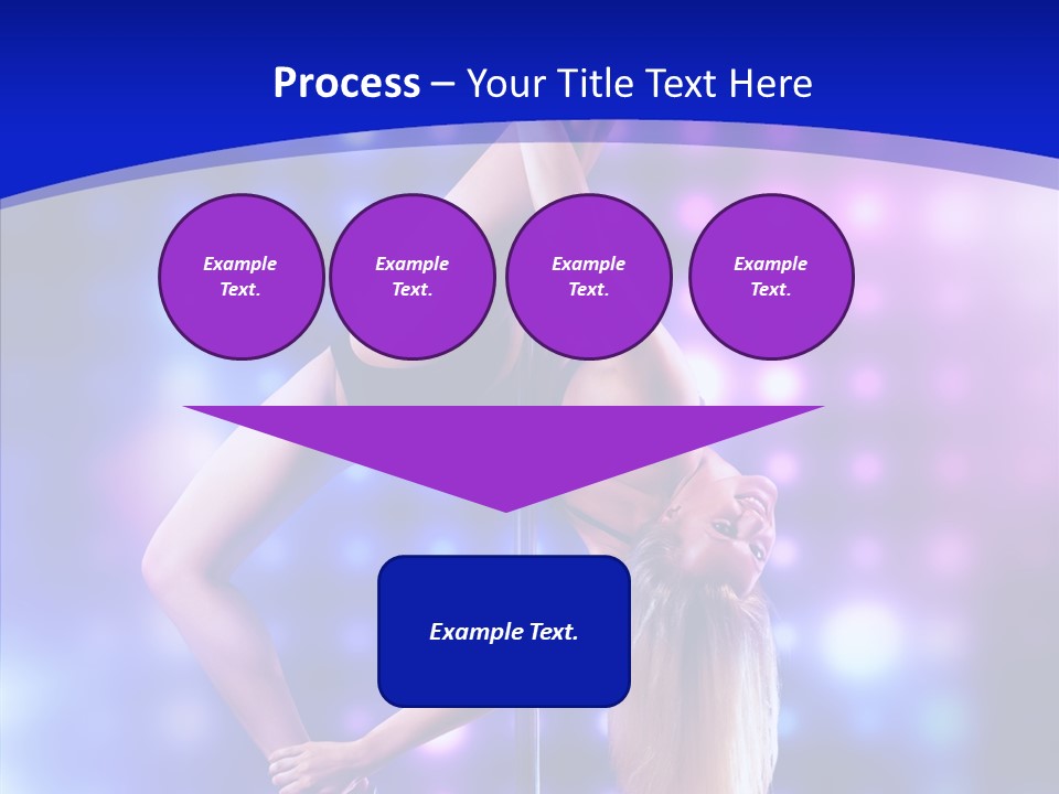 Black Pretty Young PowerPoint Template