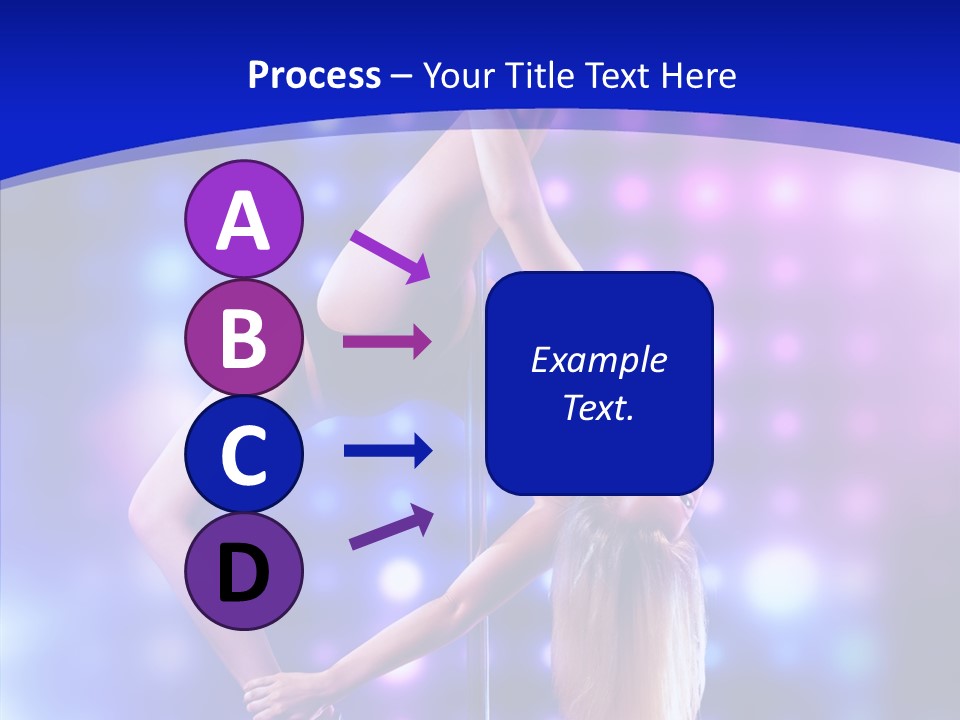 Black Pretty Young PowerPoint Template